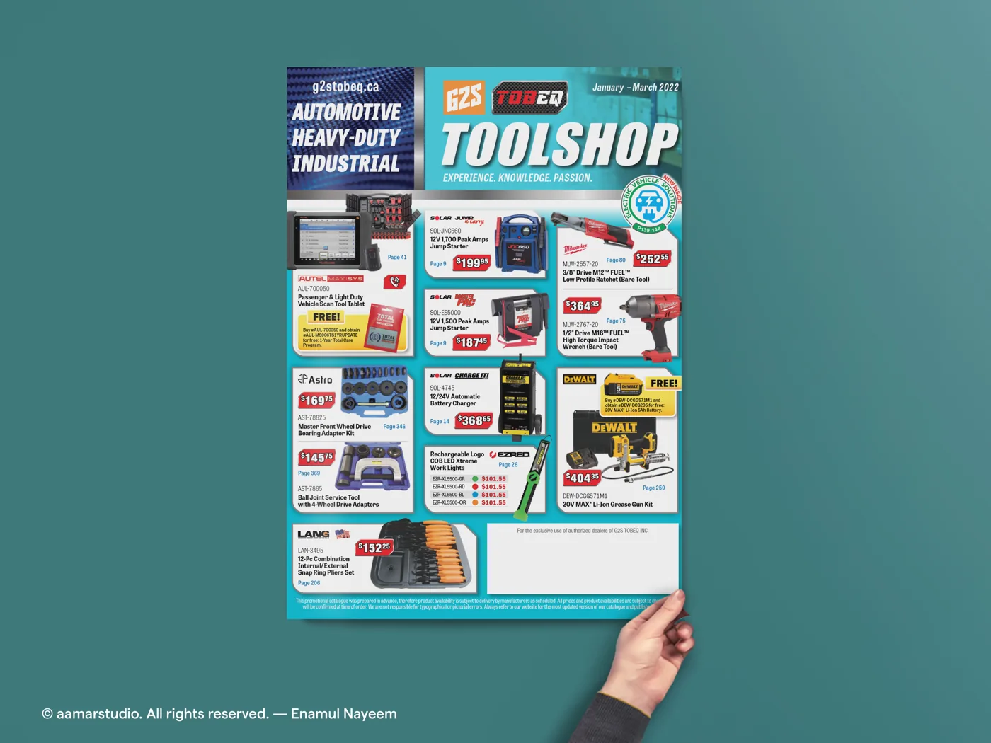 Product Catalog Design project cover