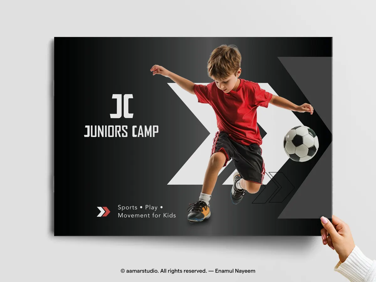 Company Profile Design 02 front cover