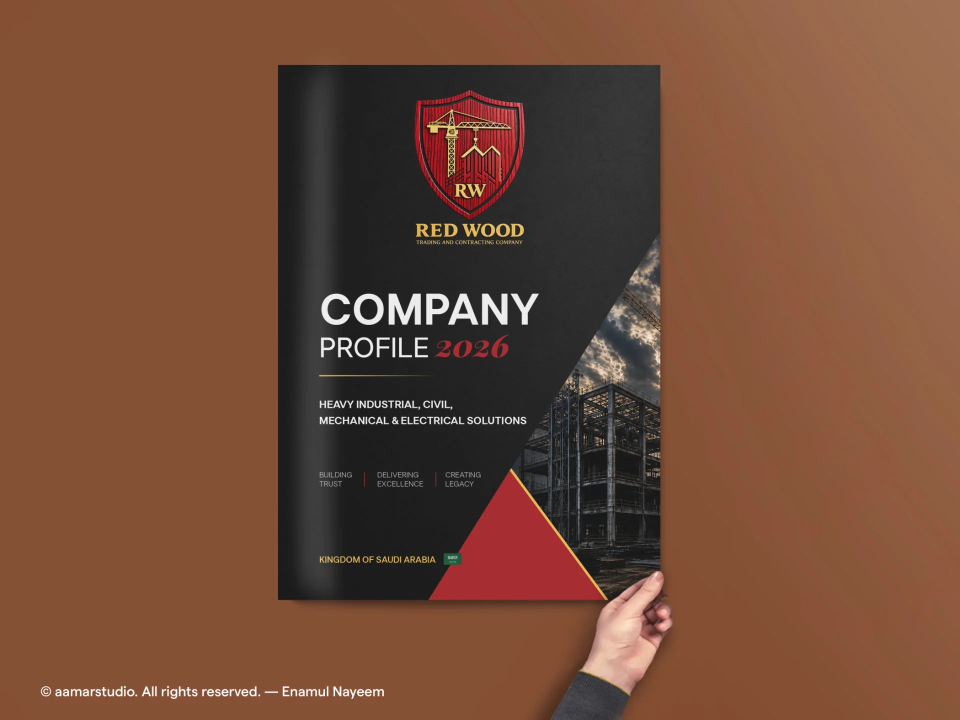 Company Profile Design 05 front cover