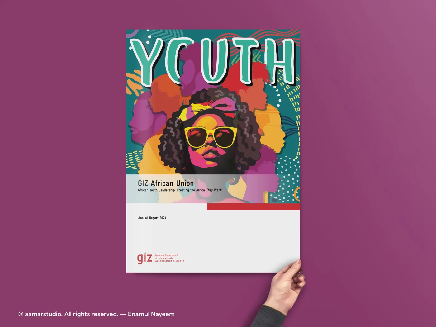 Annual Report Design project cover